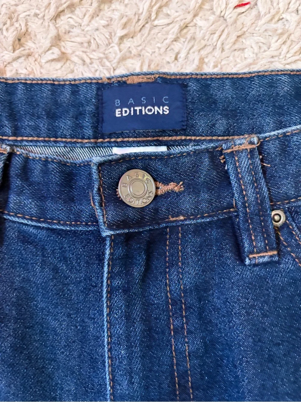 Basic Edition Men’s Dark Blue Denim Jeans